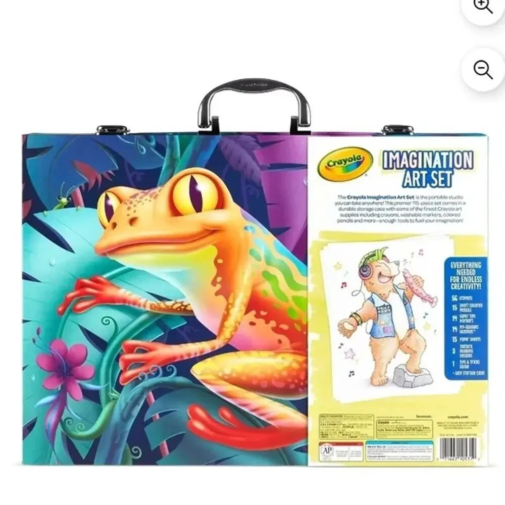 Crayola Imagination Art Coloring Set, 115 Pcs, Art & Craft Kit Drawing Coloring